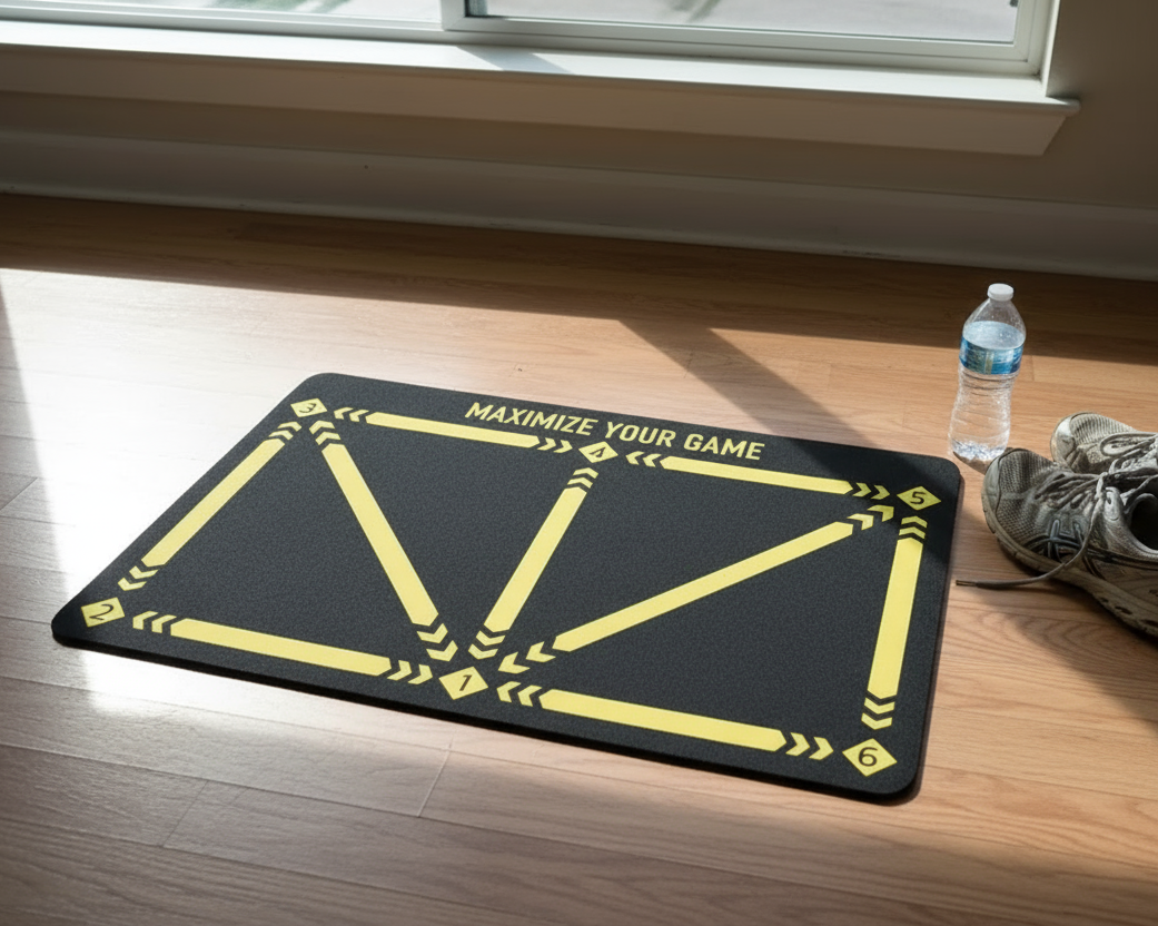 Mata_pilkarska_Dribblz_Pro_w_pokoju_trening