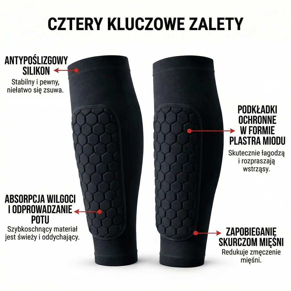 Ochraniacze Piłkarskie Hexa Sleeve Topbin