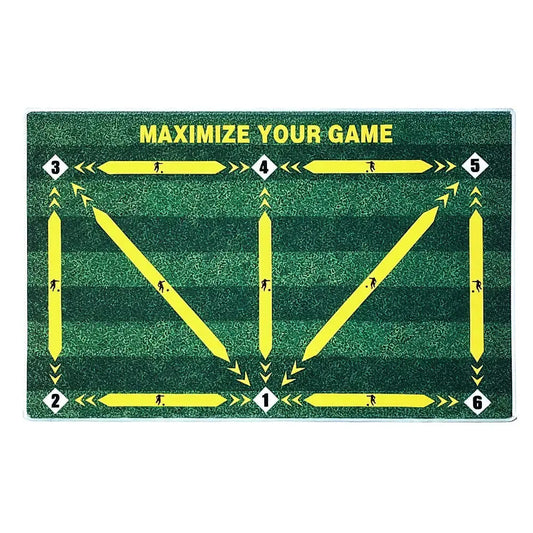 Mata treningowa do dryblingu Dribblz Lite Yellow - Topbin